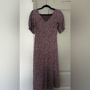 Old navy maroon midi dress